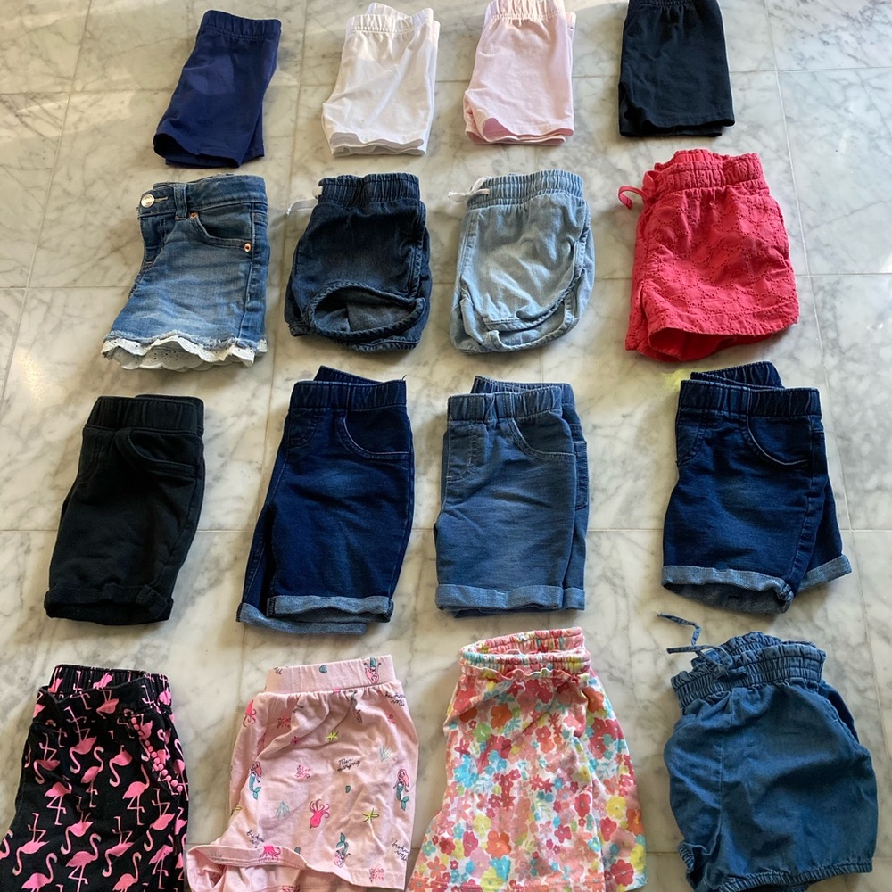 Girls Shorts Bundle of 16 EUC